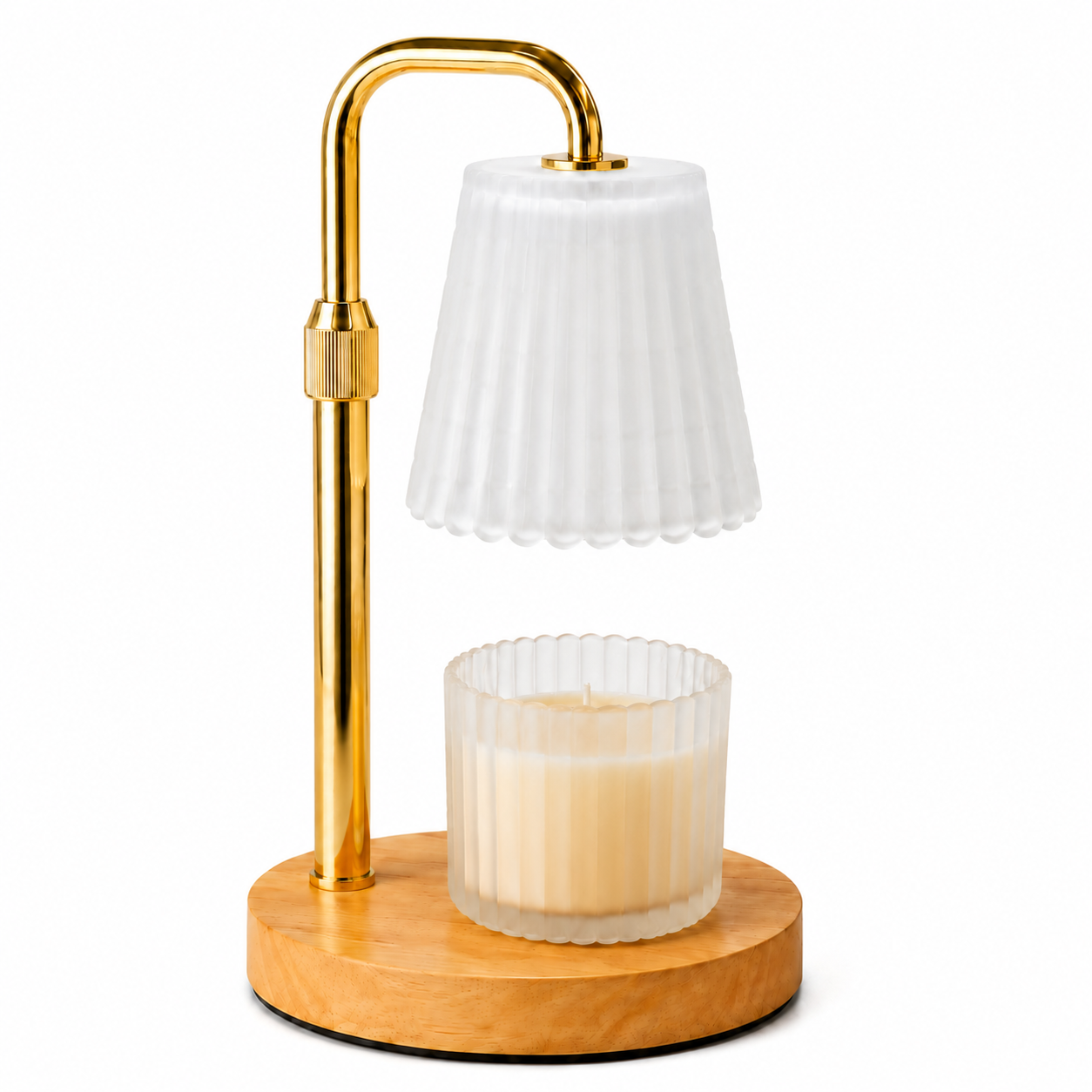 Wood •  Gold • Fluted