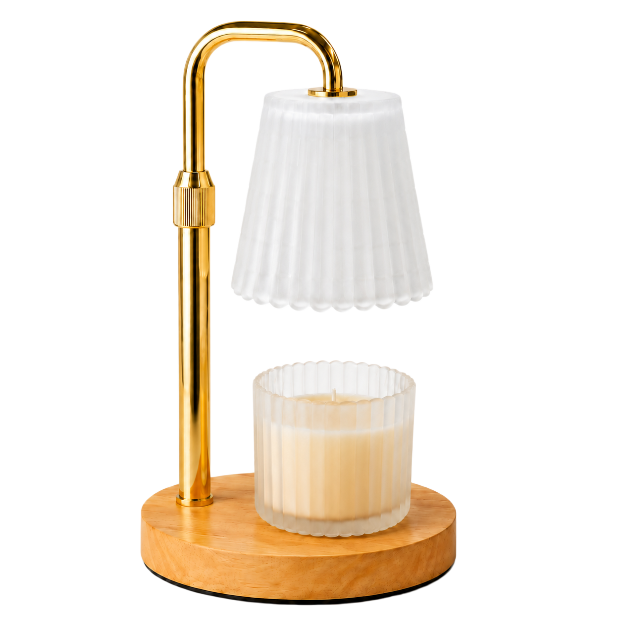 Holz •  Gold • geriffelt